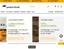 Tablet Screenshot of parkett-direkt.net